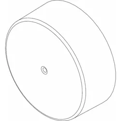 Abdeckung E-Muffe weiß - 87185420880