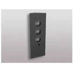 Thebo, Steckdosenleiste, Energie-Ecksäule ST 3007/320/3 in SCHWARZ mit USB A u. C/Ecksteckdosen/Steckdosenleiste/Steckd (3x)