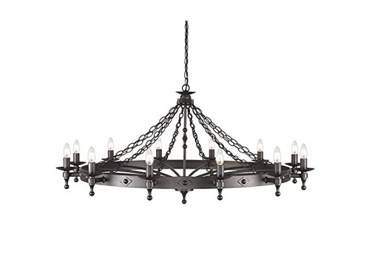 Warwick Zwölf Licht Kronleuchter Graphite