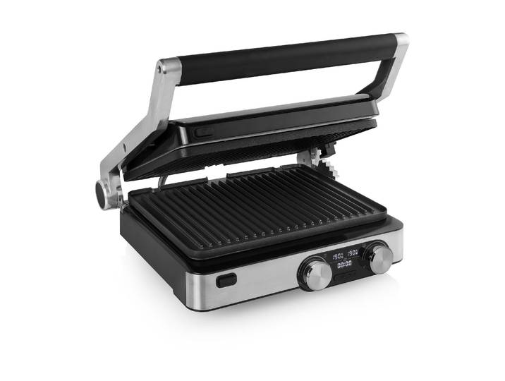 Kontaktgrill PRINCESS Master Pro 20 , silber (schwarz, silberfarben), Kontaktgrill_Standgrill_Tischgrill_Teppanyakigrill, Kontaktgrill