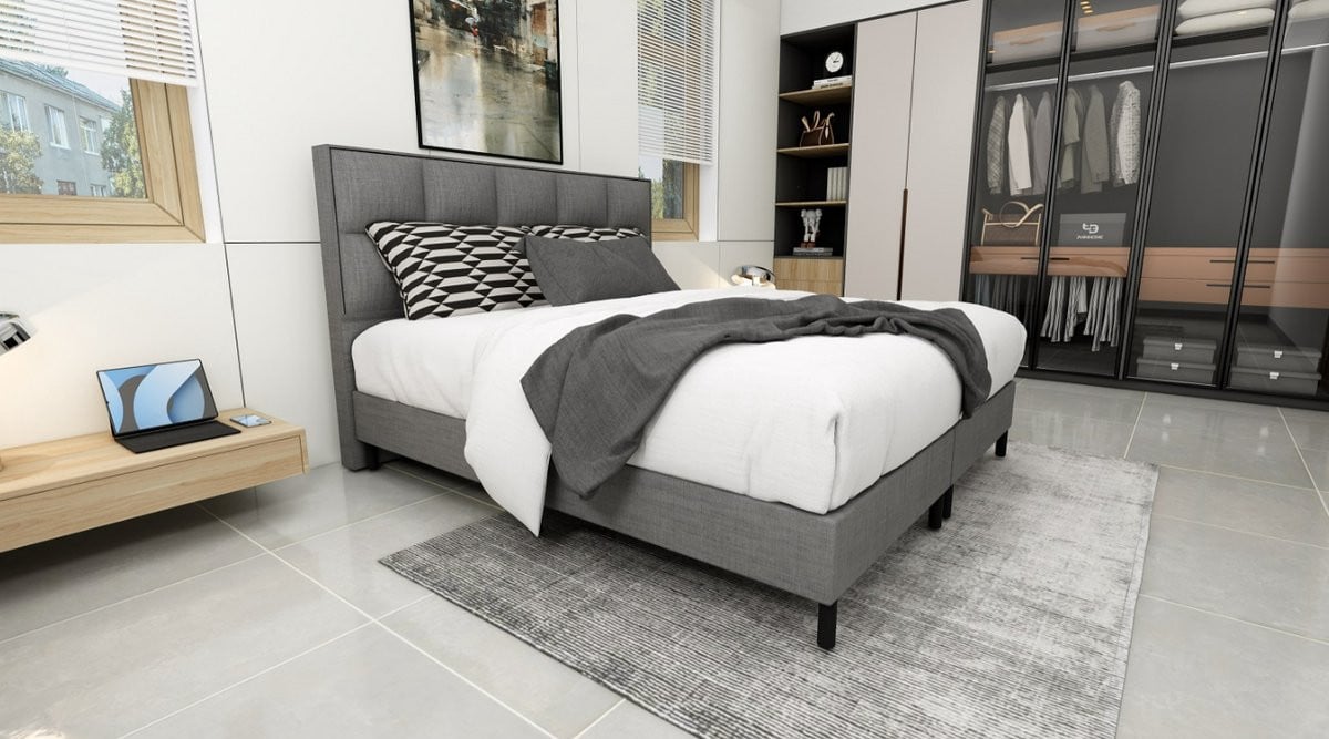 Nessa Rosanna Boxspring Bruin 180 x 190 cm