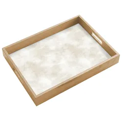 TABLETT Dezent - Textur - Beige Tray 40x30 cm