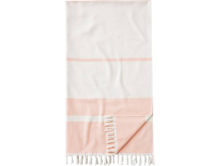 Hamamtuch EGERIA Pestemal Herri , rosa (rose), B:100cm L:180cm, Hamam Frottier, Obermaterial: 100% Baumwolle, Handtücher, Hamamtuch, 100x180 cm, mit Muster & Fransen, ideal als Strandtuch