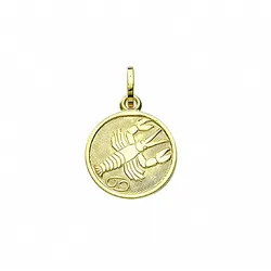 Sternzeichenanhänger ADELIA ́S "Sternzeichen Anhänger Krebs 333 Gold ( 8K )", gold, Schmuckanhänger, Damen, Krebs, Gold, Goldanhänger Krebs