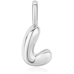 ANIA HAIE - NECKLACE CHARM - Letter L - silver