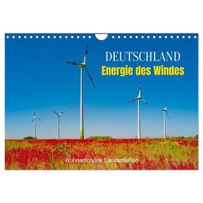 Deutschland, Energie des Windes: wunderschöne Landschaften (Wandkalender 2027 DIN A4 quer), CALVENDO Monatskalender