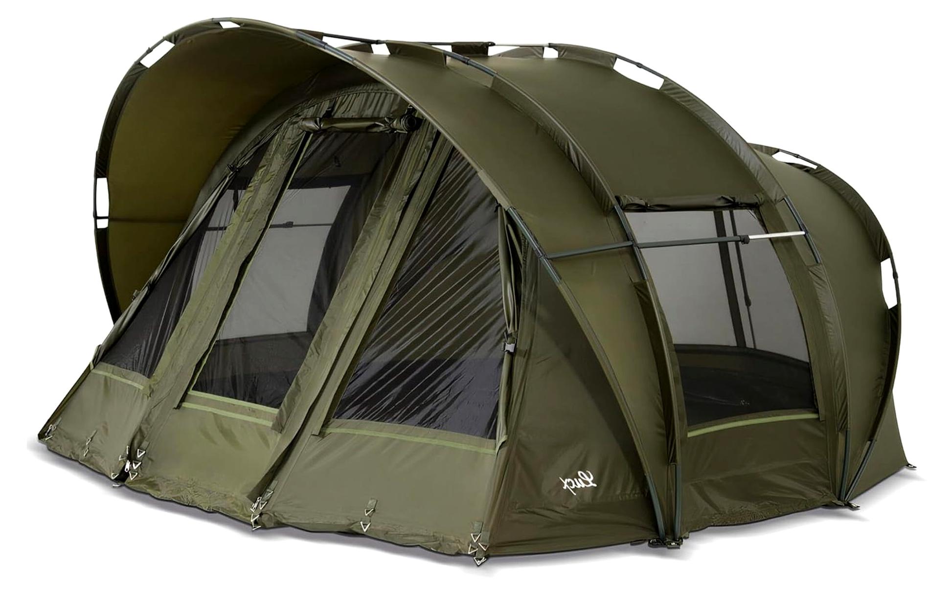 Leopard Bivvy Angelzelt für 2 bis 3 Personen, Karpfenzelt, Oliv Grün, 10.000 mm