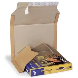 Transpak, Versandkarton + Versandbox, Medienverpackung Multiwell Masse 455x320x20-55mm A3 braun SK-Verschluss passend für A3 (25 Stk., 45.50 x 32 x 5.50 cm)