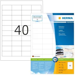 Herma, Etiketten, Etiketten
