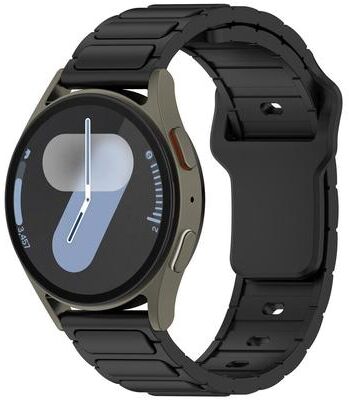 Everyday Crate Silicone Watch Band Shaped Soft Adjustable Replacement Strap For Smartwatches black