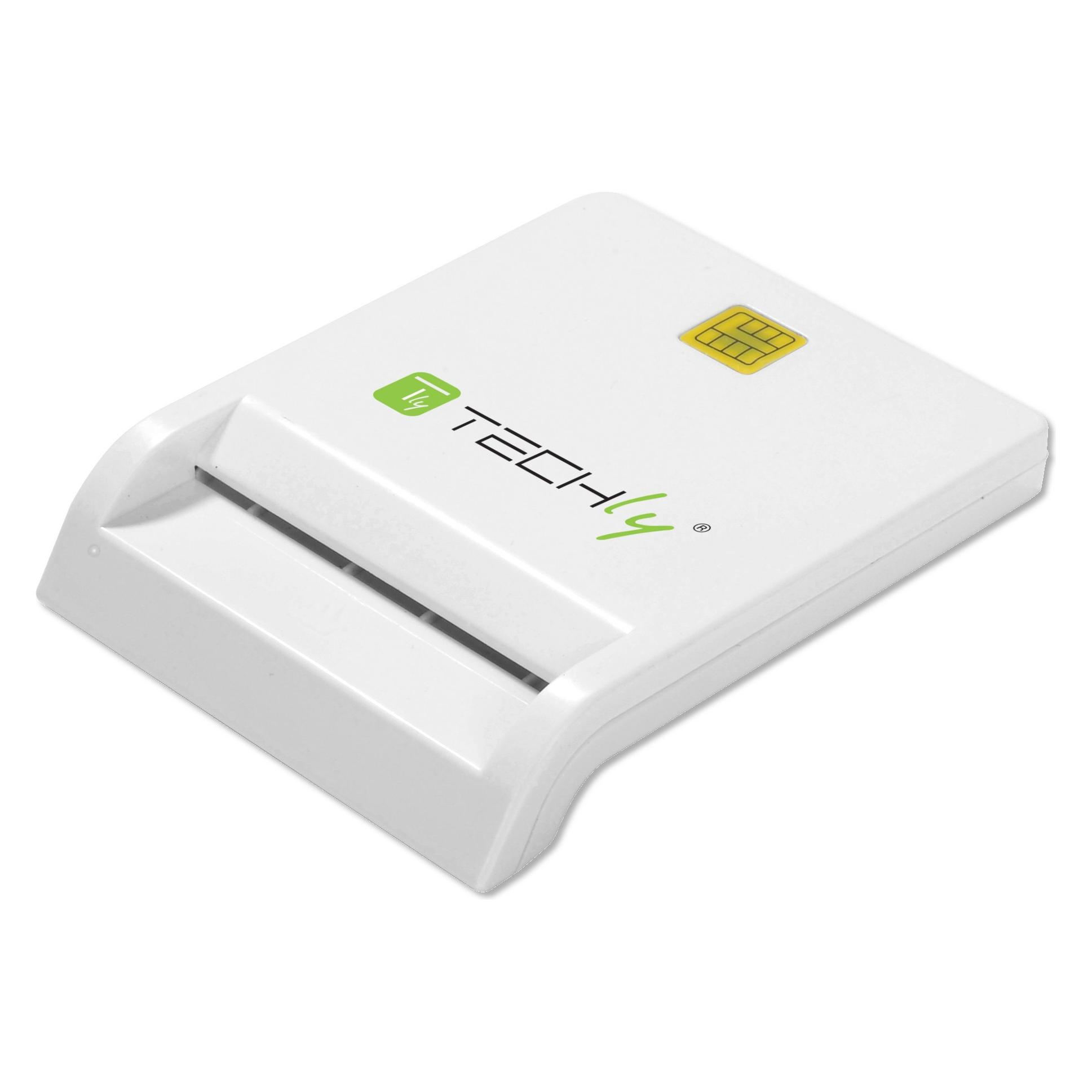 Techly Smart Card USB-CTM Chipkartenleser, USB 2.0 (USB 2.0) (I-CARD-CAM-USB2TYC)