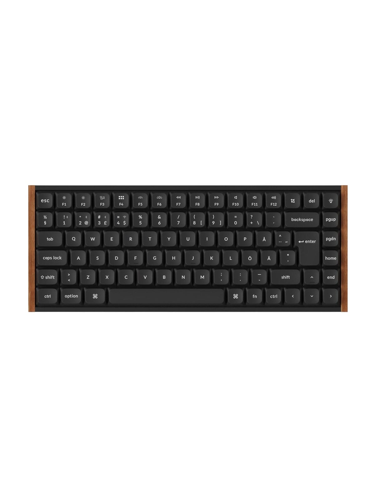 Keychron K3 Ultra SE 75% 8K Keychron Milk POM Brown - Gaming Tastatur (TKL) - 75% - Nordic ISO - Schwarz