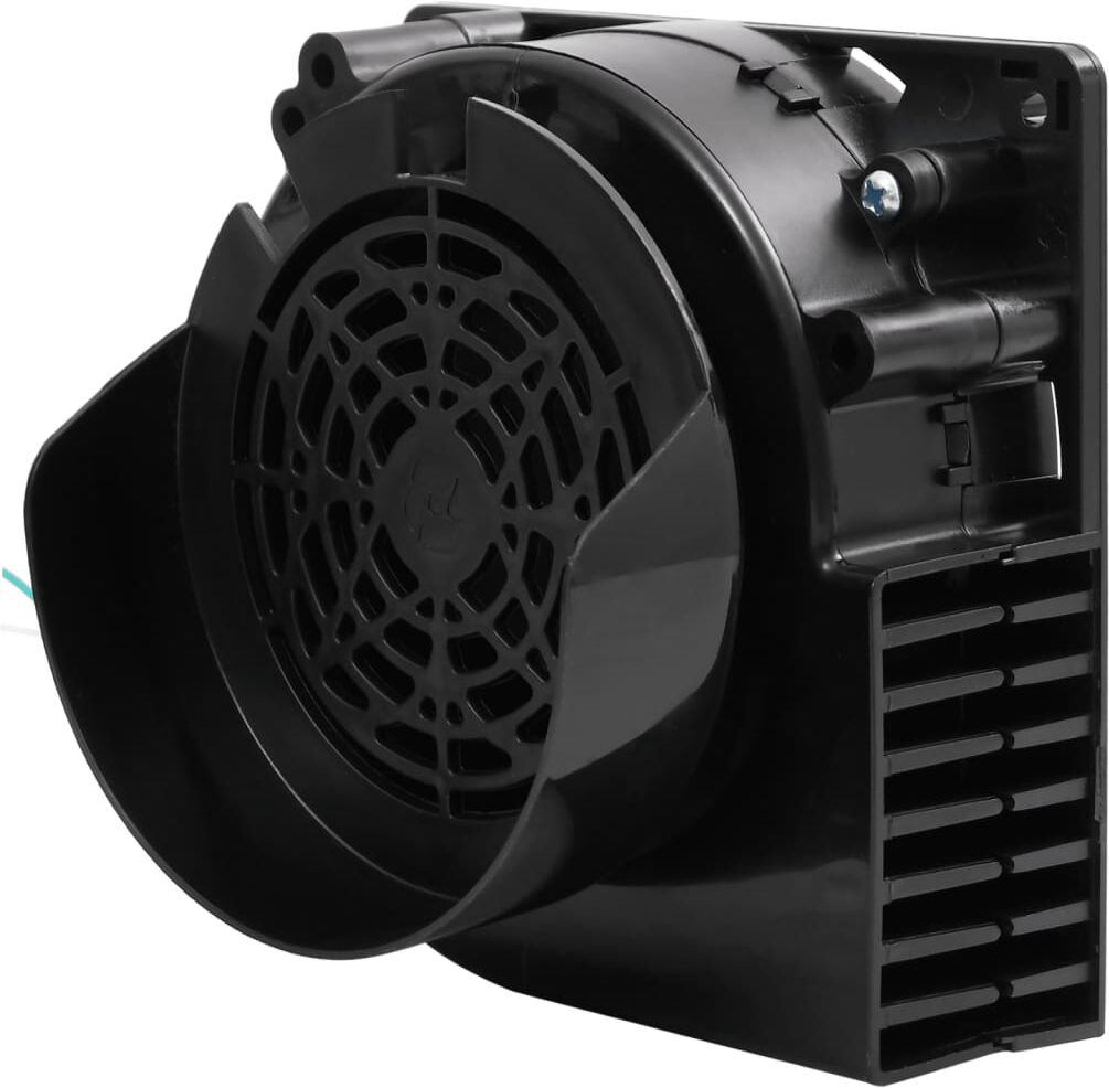 vidaXL Tira de luces con 90 LED y ventilador 900 cm Negro