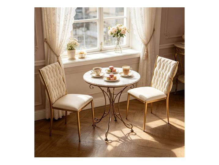 MC Star Stuhl Elegante Küchenstühle,Essstuhl,Wohnzimmer Stühle (mit Hoher Rückenlehne(nur 2PCS Stühle)
