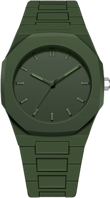 Combo Retail Shop Men Quartz Watch, Simple Style, Stylish Wrist Watch green