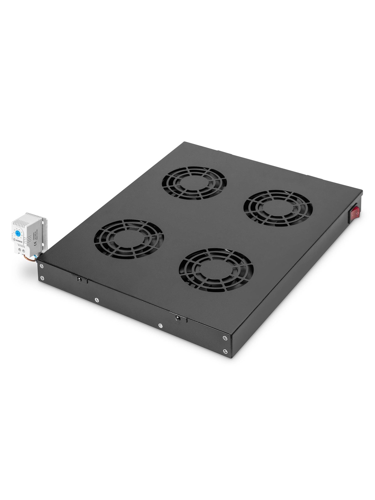DIGITUS DN-19 FAN-4-HO-SW Ventilation Unit for variable 483 mm (19") installation