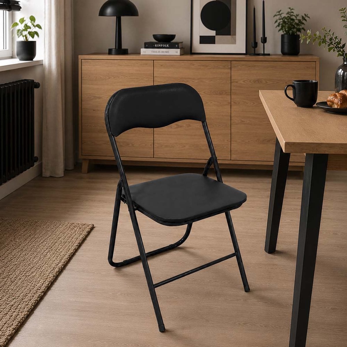 Milton & Oldbrook Klapstoel Milos Zwart