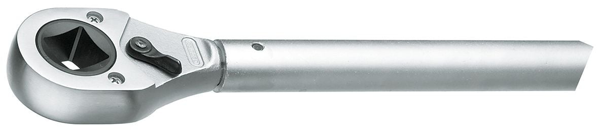 Gedore ratel met verwisselbare opzetstukken en 19 mm vierkantopzetstuk, model 41 V 19