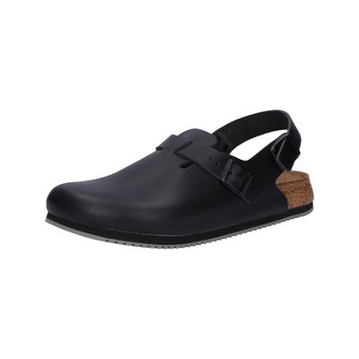 Sandale BIRKENSTOCK "Tokio", Damen, Gr. 40, schwarz, Obermaterial: 100% Rindsleder Leather cow., Schuhe Sandale