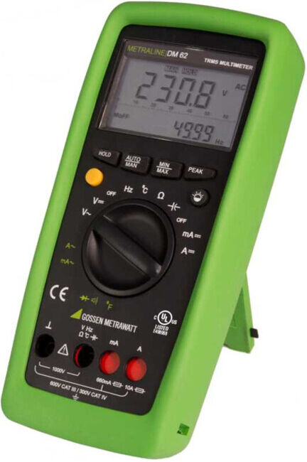 Gossen Metrawatt Multimètre numérique TRMS METRALINE DM 62 mesure de température ; GMC (M197A)