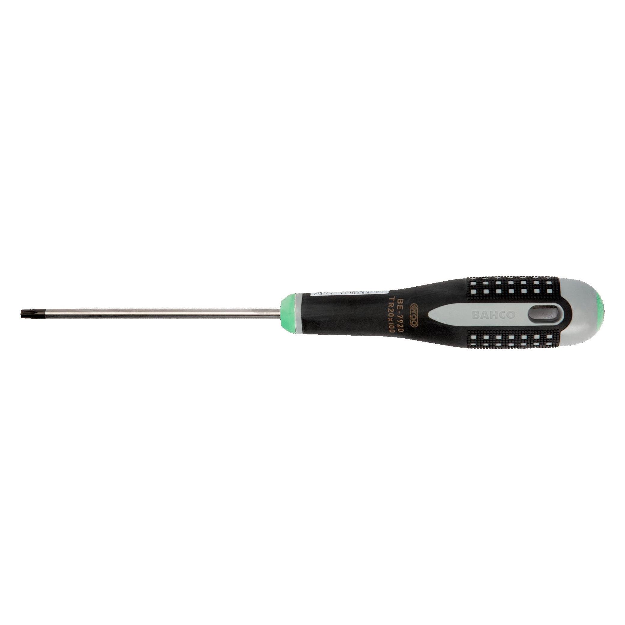Bahco ERGO manipulationssicherer TORX - Schraubendreher mit Gummigriff, TR25 x 125 mm (TX) (BE-7925)
