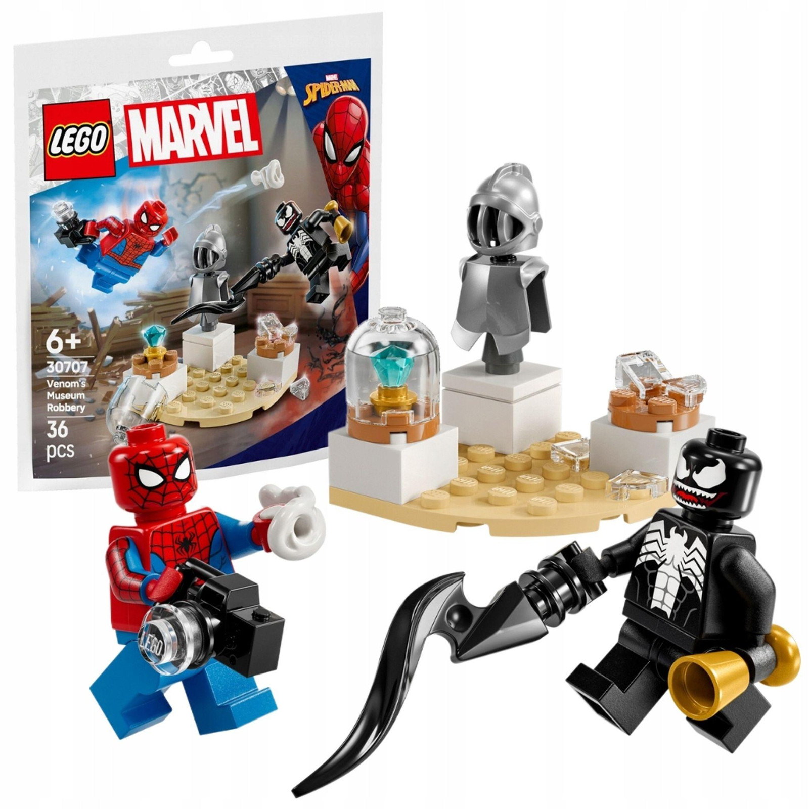 Lego Marvel Super Heroes Venom Museumroof Polybag 30707