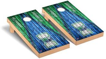 Skip's Garage Texas A&M Corpus Christi TAMUCC Islanders Weathered Cornhole Board Set