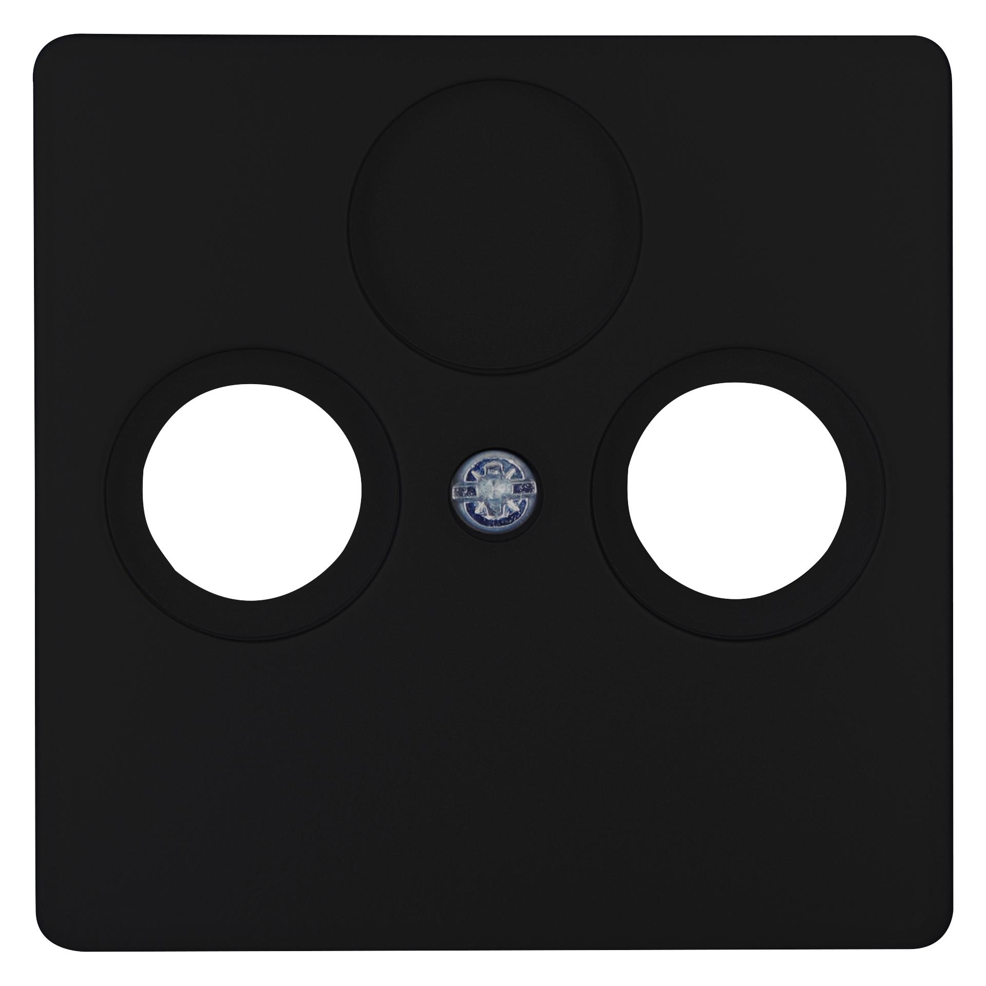 Kopp Abdeckung Abdeckung Paris Schwarz (matt) 334950185 (334950185)