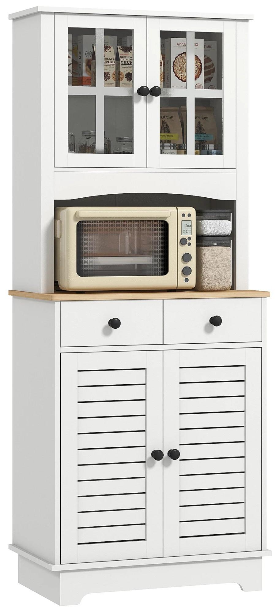 Küchenschrank - Küchenmöbel - Buffet - Backofenkorpus - Mikrowellenofenkorpus - MDF und Spanplatte - Verstellbare Einlegeböden