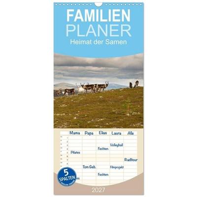 Familienplaner 2027 - Heimat der Samen mit 5 Spalten (Wandkalender, 21 x 45 cm) CALVENDO