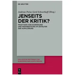 Jenseits der Kritik?, Fachbücher von Gerd Schwerhoff, Andreas Pecar