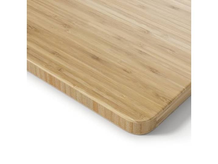Ergotopia Bambus Tischplatte 120 cm, ideal für höhenverstellbare Schreibtische, Echtholz Schreibtischplatte - 2,5 cm Massivholz Platte Bürotischplatte