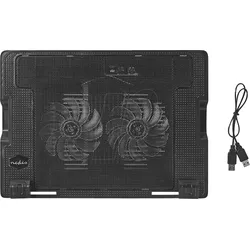 N NBCR200BK - Laptop-Ständer, bis zu 18", Universal, Kühler