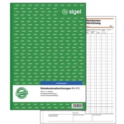 Sigel Formularbuch »Reisekostenabrechnung« RA415 weiß, 21x29.7 cm