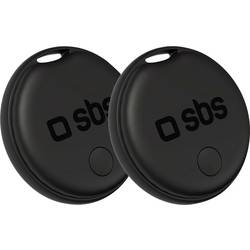 sbs mobile TEFINDTAGAPGO2SET AirTag Schlüsselanhänger Schwarz
