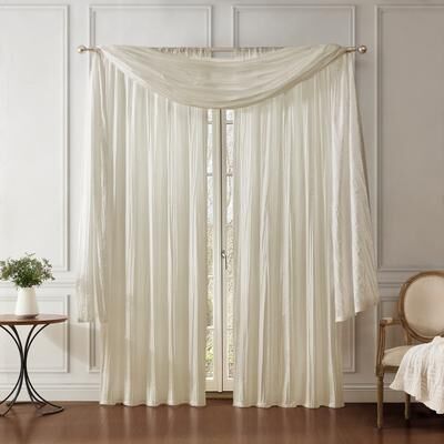 Threadmade Athena Rod Pocket Curtain Panel Set of 3