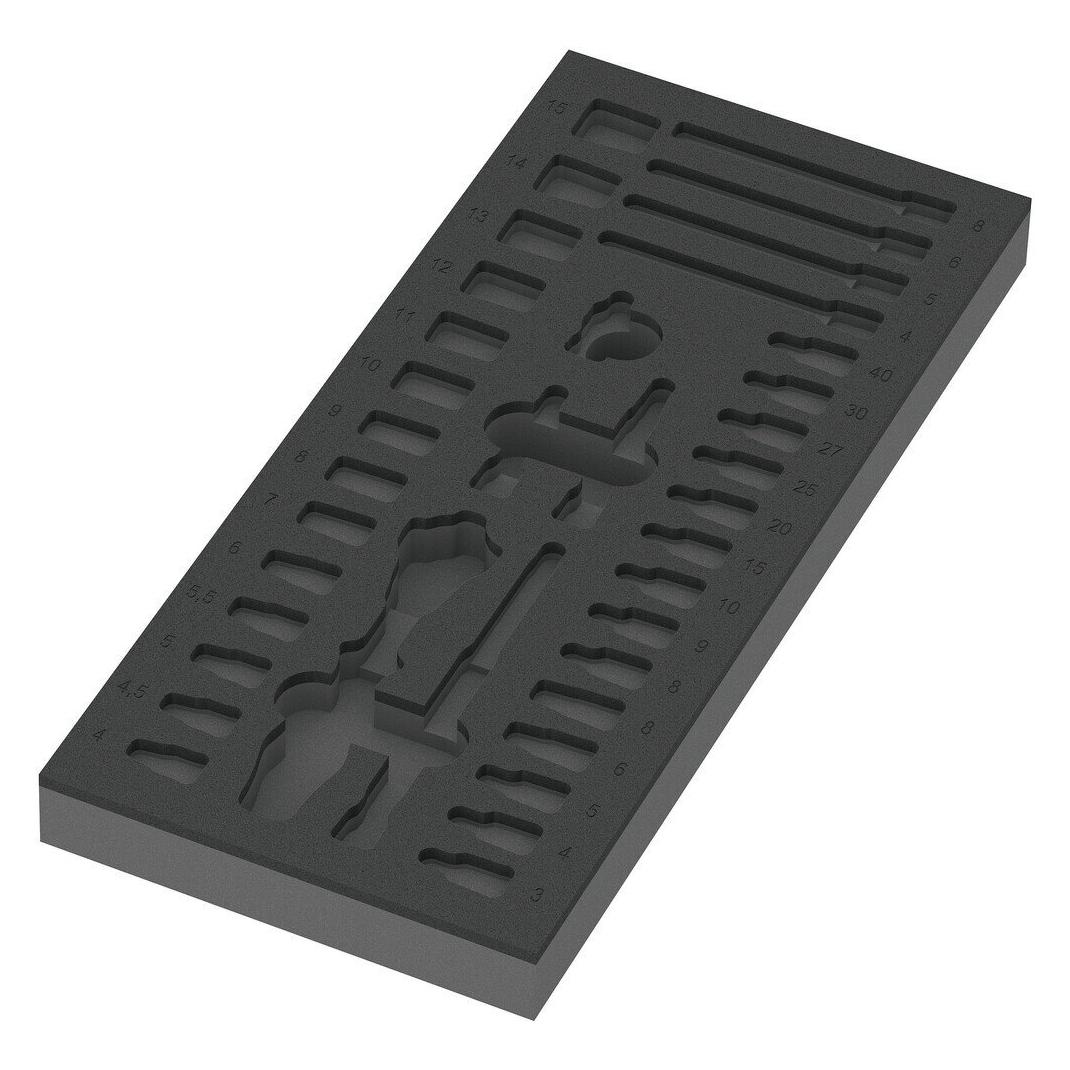 Wera 9820 Schaumstoffeinlage 8000 A Zyklop Set 1 (05137320001)
