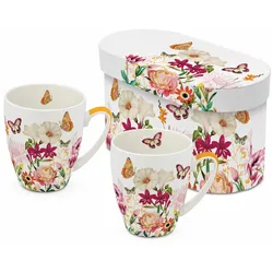 Illusion 2 Mug Set, 2er Set, Kaffeetasse, Becher, Tasse, Bone China, 350 ml, 160103003