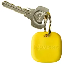 Boompods BP-TARYEL Airtag Schlüsselanhänger (Apple Find My), Tracker, Gelb