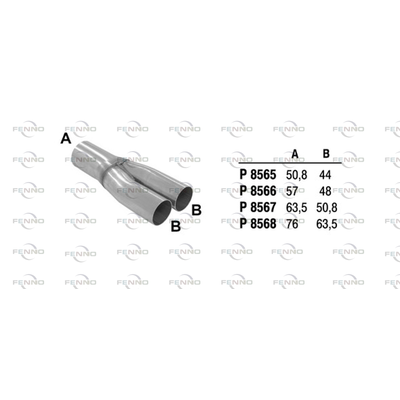 FENNO Abgasrohr, P8567