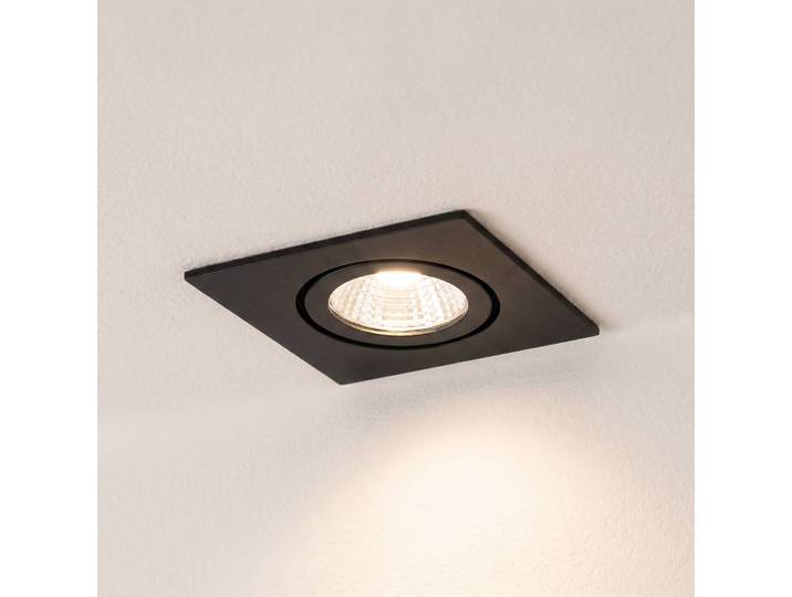 BRUMBERG BB05 Einbau RC Treiber eckig schwarz BB05, dimmbar, schwarz, für Flurbereich, Aluminium, Downlights