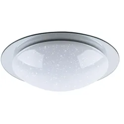 Deckenlampe Sternenhimmel Tageslichtlampe Decke Deckenleuchte Badezimmer IP44 , CCT, 1x LED 12W 900Lm warmweiß-kaltweiß, DxH 38x10 cm