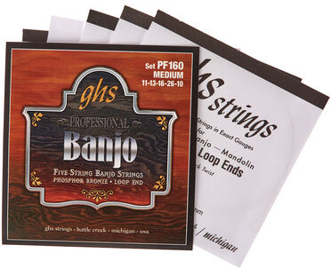 GHS PF160 5-String Banjo Set