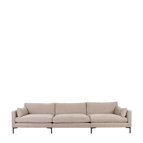 Zuiver 4-zitsbank Summer beige