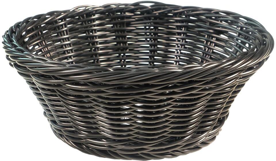 Tirolix Cestino Tondo 21 cm Nero