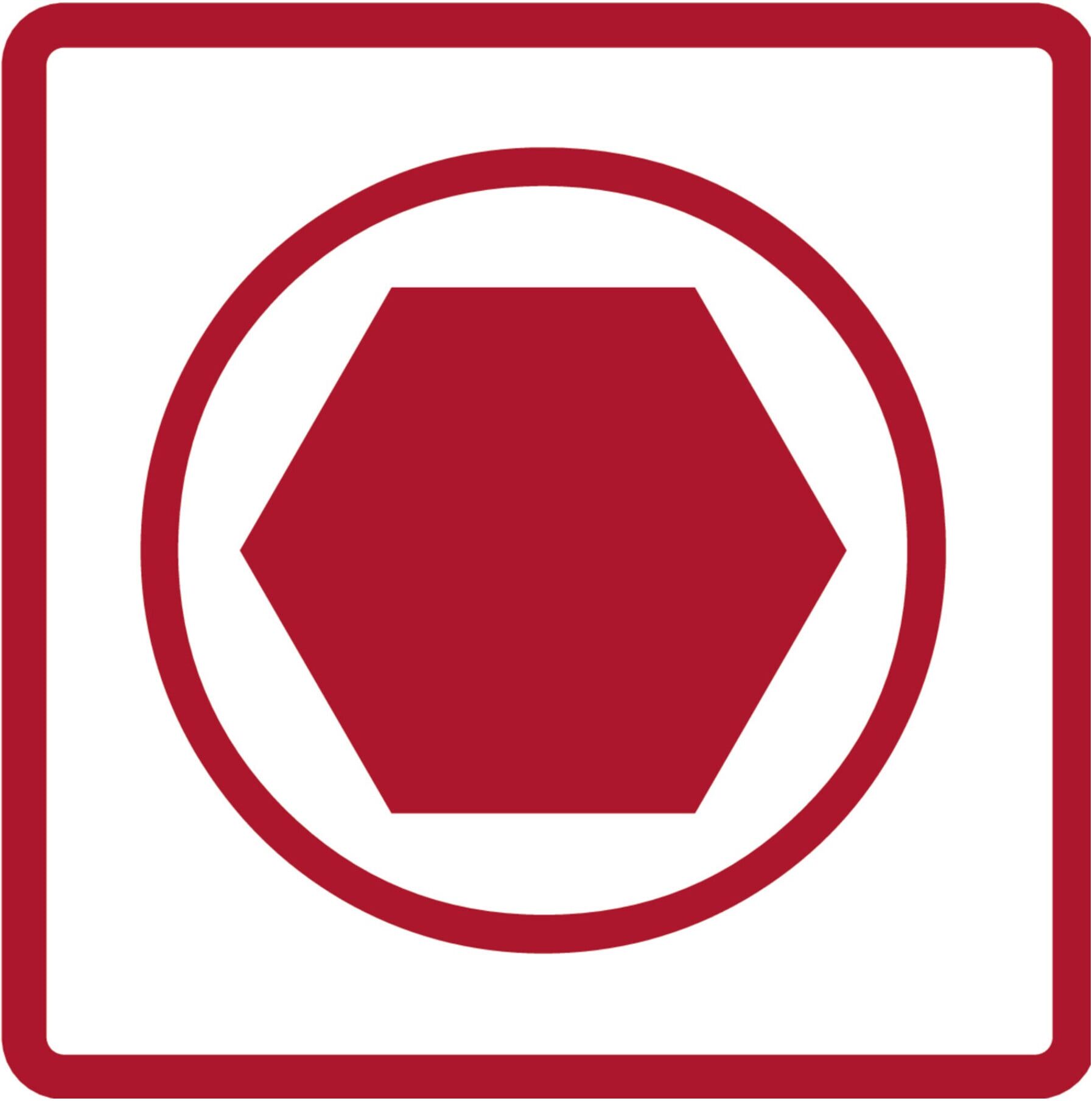 Gedore R62558110 Schraubendrehereinsätze 1/2 +Leiste 10-teilig ; Gedore Red (3300027)
