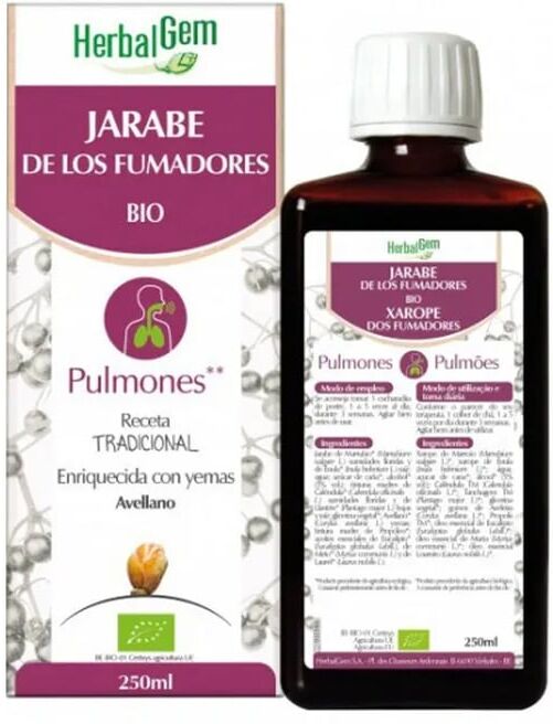 Herbalgem Xarope Dos Fumadores Bio 250 ml