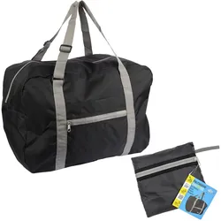 WEDO Reisetasche faltbar schwarz