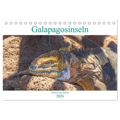 Die Galapagosinseln - Santa Cruz Island (Tischkalender 2026 DIN A5 quer), CALVENDO Monatskalender