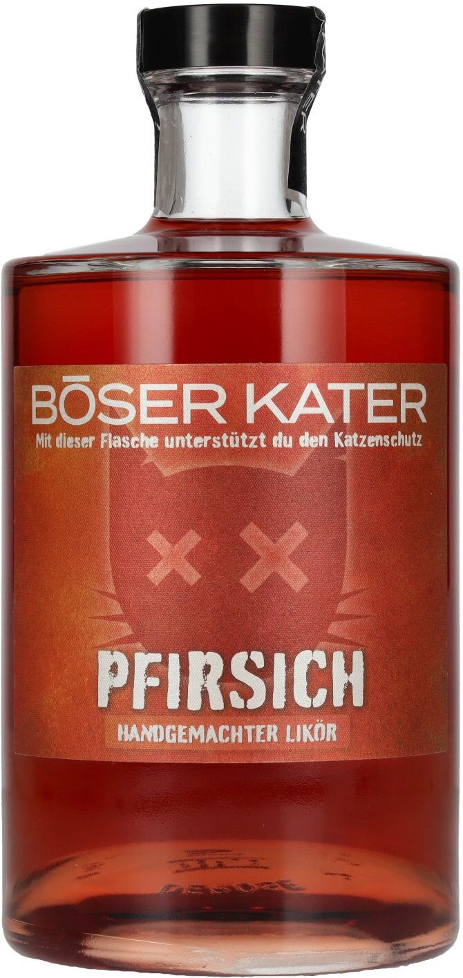 BÖSER KATER Pfirsich Likör 20% Vol. 0,5l
